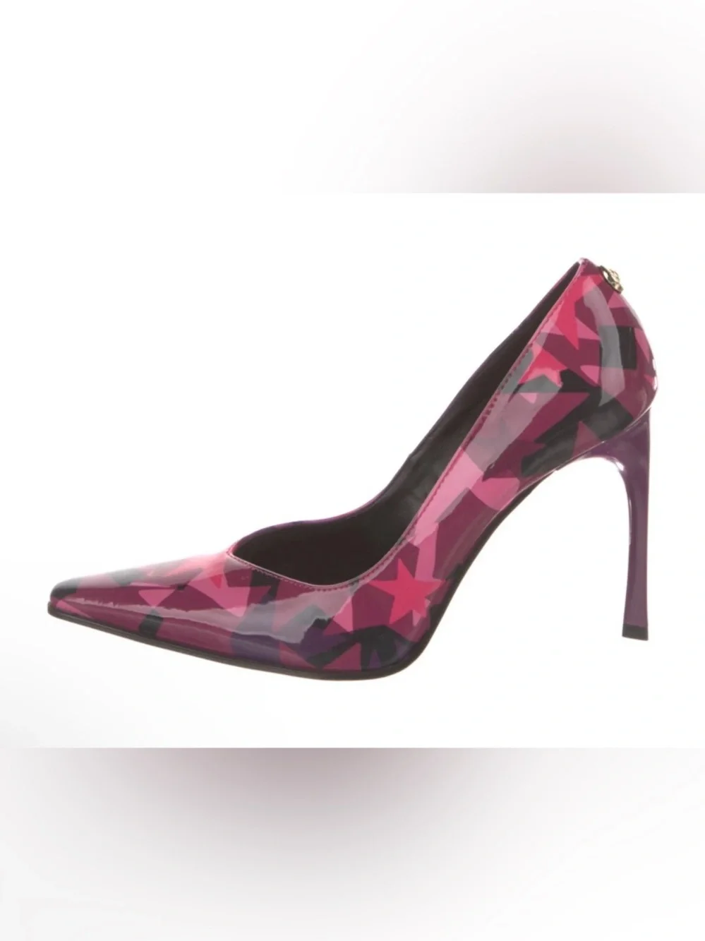 Versace Jeans Couture Patent Pumps EU 35 Stiletto Heels NIB
